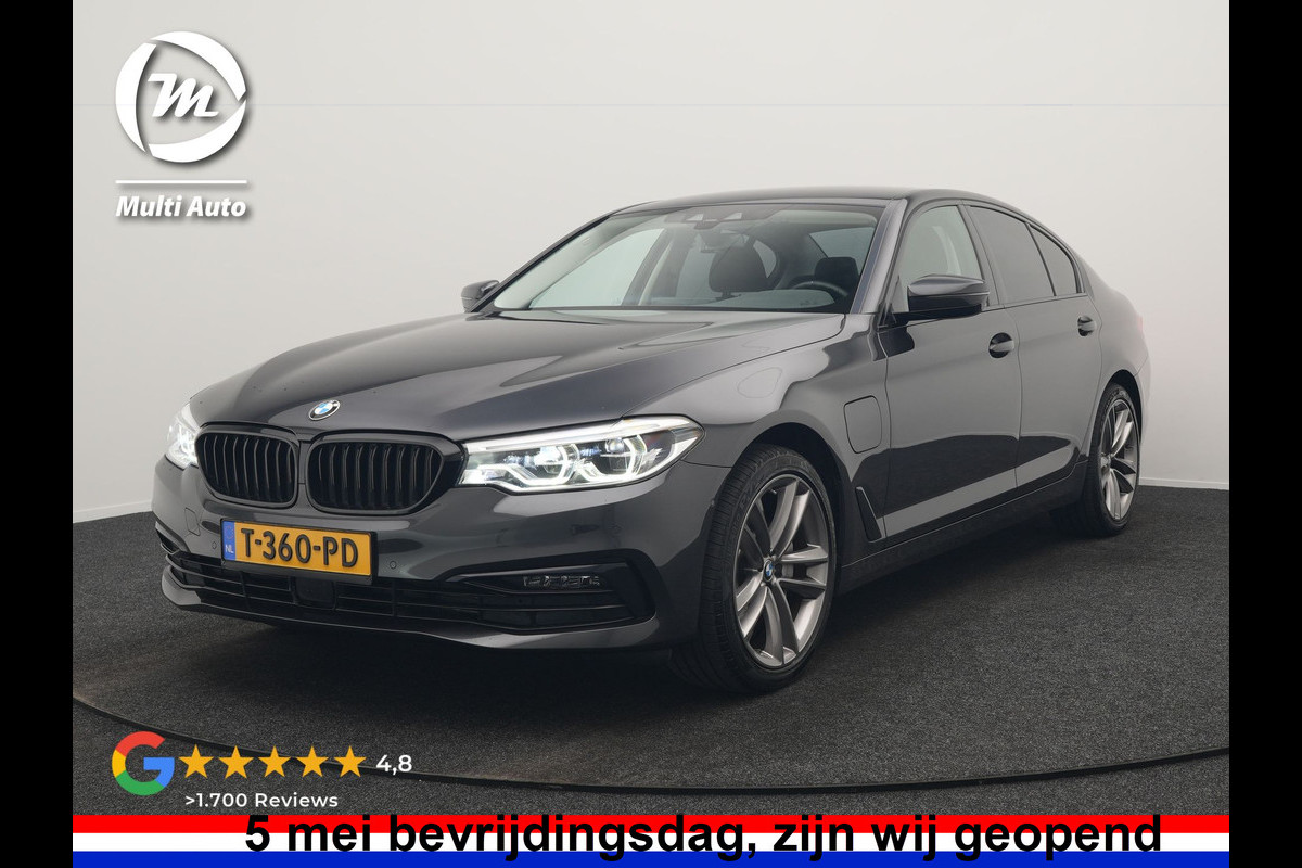BMW 5 Serie 530e iPerformance Sportline PHEV 252pk | Adaptive Cruise | Camera | Sportstoelen Verwarmd | 19"L.M | Adaptive LED | Sfeerverlichting | Apple Carplay |