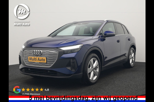 Audi Q4 e-tron 40 Advanced edition 77 kWh 204pk Dealer O.H. | S-Line Interieur | Trekhaak Af Fabriek | Adaptive Cruise | Camera | Blis | Sportstoelen Verwarmd | Apple Carplay | Navigatie | DAB |