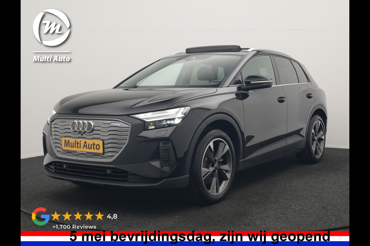 Audi Q4 e-tron 35 Advanced edition 55 kWh 170pk Dealer O.H. | Panodak | Head Up | Matrix LED | Sonos Audio | Voorstoelen Verwarmd | Apple Carplay | Navigatie | Virtual Cockpit Plus | DAB | 20"L.M | Cruise Control |