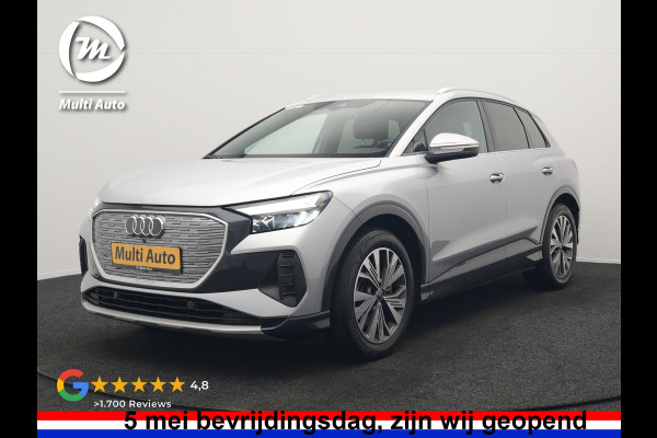 Audi Q4 e-tron 50 quattro Advanced edition 77 kWh 300pk Dealer O.H. | Apple Carplay | Voorstoelen Verwarmd | Navigatie Plus | 19"L.M | LED | Cruise Control | DAB | Virtual |