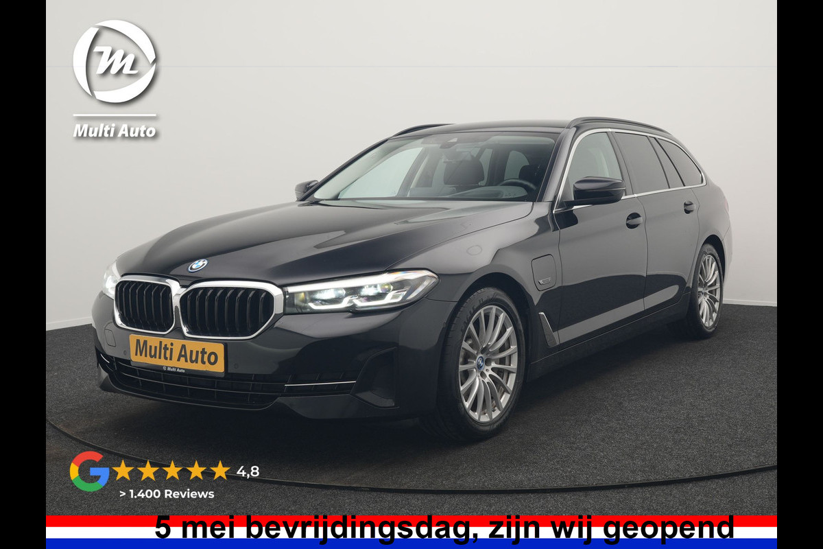 BMW 5 Serie Touring 520e Business Edition Plus PHEV 204pk Dealer O.H. | Head Up | Camera | Lederen Comfortstoelen Memory & Ventilatie | Apple Carplay | Blis | Virtual | Stoelverwarming | Navigatie | DAB | Plug In Hybrid |
