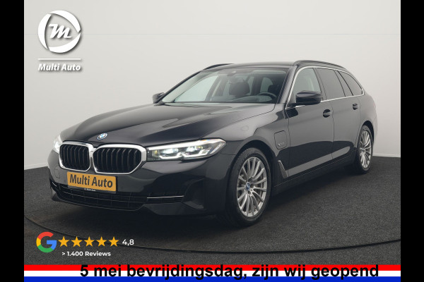 BMW 5 Serie Touring 520e Business Edition Plus PHEV 204pk Dealer O.H. | Head Up | Camera | Lederen Comfortstoelen Memory & Ventilatie | Apple Carplay | Blis | Virtual | Stoelverwarming | Navigatie | DAB | Plug In Hybrid |
