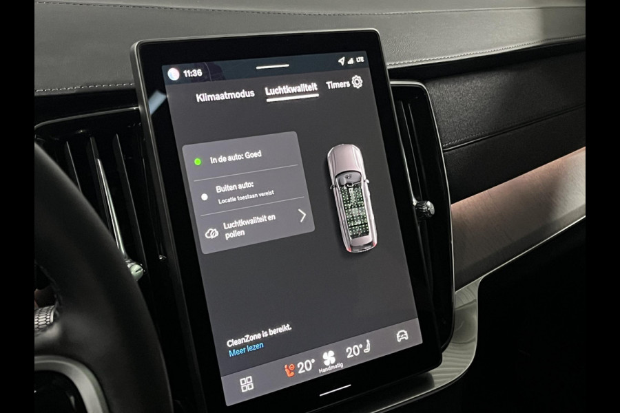 Volvo XC90 T8 AWD Ultra Dark Luchtvering | Massage | Bowers & Wilkins | Trekhaak | Adapt. Cruise | Stoelventilatie | 22" wielen | 360 camera | Head-up