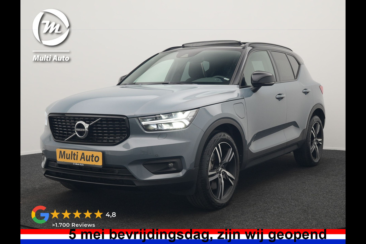 Volvo XC40 T4 Recharge R-Design PHEV 211pk Dealer O.H. | Panodak | Adaptive Cruise | Camera | Harman / Kardon | Alcantara Sportstoelen Memory & Verwarmd | Keyless | Blis | Stuur Verwarmd | Apple Carplay | 19"L.M | Plug In Hybrid |