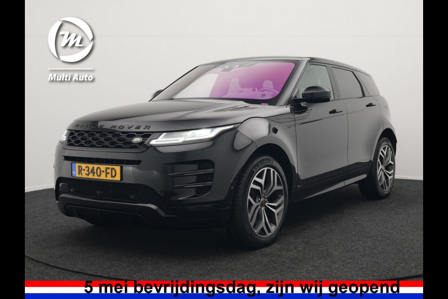 Land Rover Range Rover Evoque P200 AWD R-Dynamic | Afneembare Trekhaak | Meridian Audio | 20" L.M | Lederen Sportstoelen Memory & Verwarmd | Apple Carplay | Camera | LED |