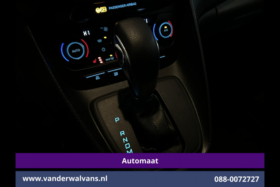 Ford Transit Connect 1.5 EcoBlue 120pk Automaat L2H1 inrichting Euro6 Airco | 2x Zijdeur | 3-Zits | Navigatie | Camera Android Auto, Cruisecontrol, Parkeersensoren, Stoelverwarming, Verwarmde voorruit,  Bijrijdersbank, 1500kg trekvermogen