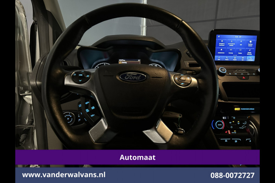 Ford Transit Connect 1.5 EcoBlue 120pk Automaat L2H1 inrichting Euro6 Airco | 2x Zijdeur | 3-Zits | Navigatie | Camera Android Auto, Cruisecontrol, Parkeersensoren, Stoelverwarming, Verwarmde voorruit,  Bijrijdersbank, 1500kg trekvermogen