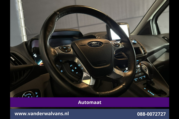 Ford Transit Connect 1.5 EcoBlue 120pk Automaat L2H1 inrichting Euro6 Airco | 2x Zijdeur | 3-Zits | Navigatie | Camera Android Auto, Cruisecontrol, Parkeersensoren, Stoelverwarming, Verwarmde voorruit,  Bijrijdersbank, 1500kg trekvermogen