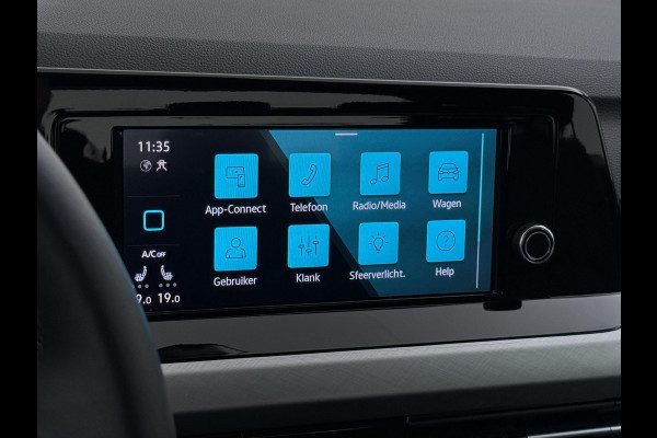 Volkswagen Golf 1.0 eTSI Life Business AUTOMAAT| ADAPTIVE CRUISE CONTROL| STOEL+ STUURVERWARMING| APPLE CARPLAY/ ANDROID AUTO| 18 INCH HOOGLANS ZWARTE VELGEN| BTW| RIJKLAAPRIJS INCL. 12 MND BOVAG GARANTIE