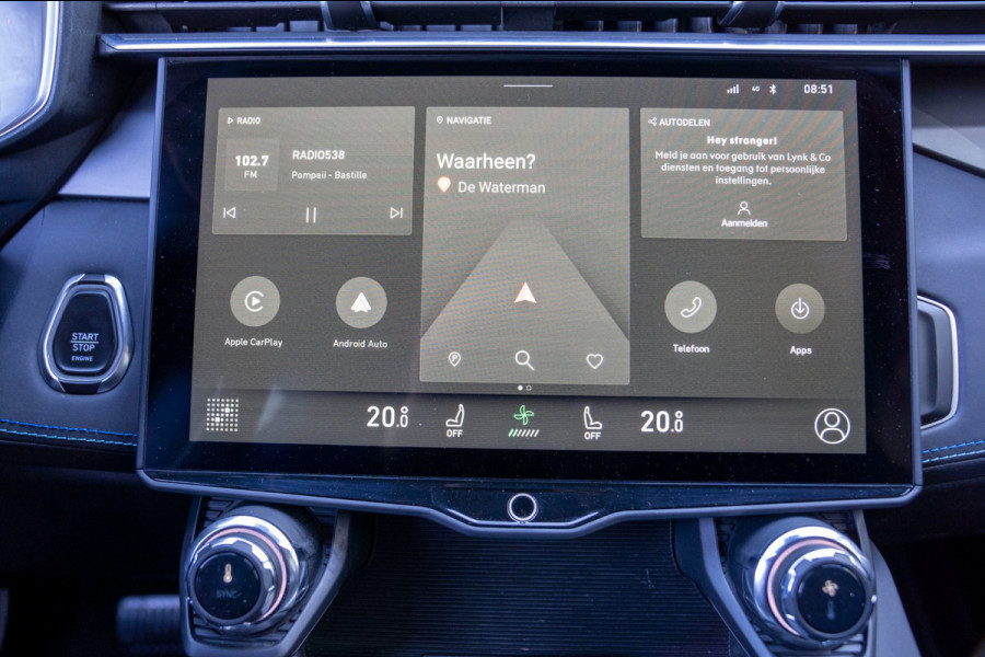 Lynk & Co 01 1.5 261 PK Plugin Hybrid|Prijs rijklaar incl. 12 mnd garantie| Navi Panodak Ledverlichting Keyless ACC Blindspot
