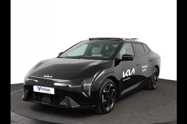Kia EV4 Fastback GT-PlusLine 81.4 kWh - Stoelverwarming/ventilatie - Glazen Schuif-/kanteldak - Elektrisch verstelbare voorstoelen - Dodehoekcamera - Head-up display  - Fabrieksgarantie tot 09-2032