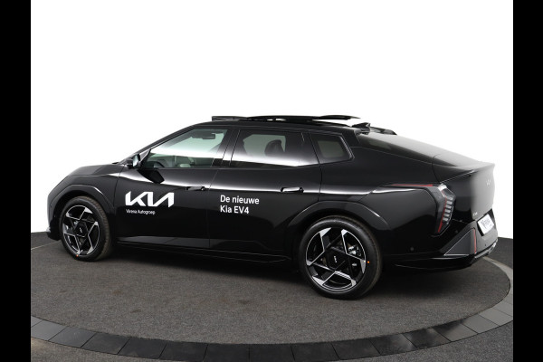 Kia EV4 Fastback GT-PlusLine 81.4 kWh - Stoelverwarming/ventilatie - Glazen Schuif-/kanteldak - Elektrisch verstelbare voorstoelen - Dodehoekcamera - Head-up display  - Fabrieksgarantie tot 09-2032