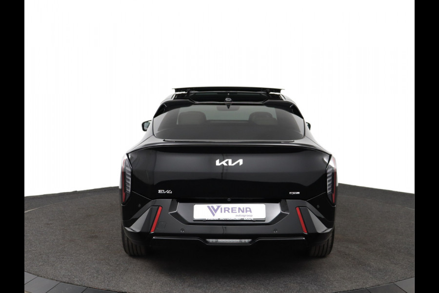 Kia EV4 Fastback GT-PlusLine 81.4 kWh - Stoelverwarming/ventilatie - Glazen Schuif-/kanteldak - Elektrisch verstelbare voorstoelen - Dodehoekcamera - Head-up display  - Fabrieksgarantie tot 09-2032