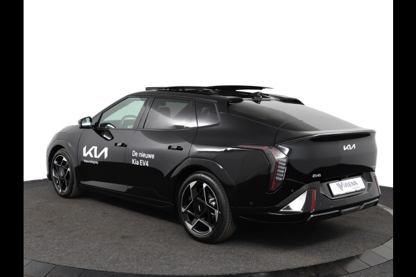 Kia EV4 Fastback GT-PlusLine 81.4 kWh - Stoelverwarming/ventilatie - Glazen Schuif-/kanteldak - Elektrisch verstelbare voorstoelen - Dodehoekcamera - Head-up display  - Fabrieksgarantie tot 09-2032