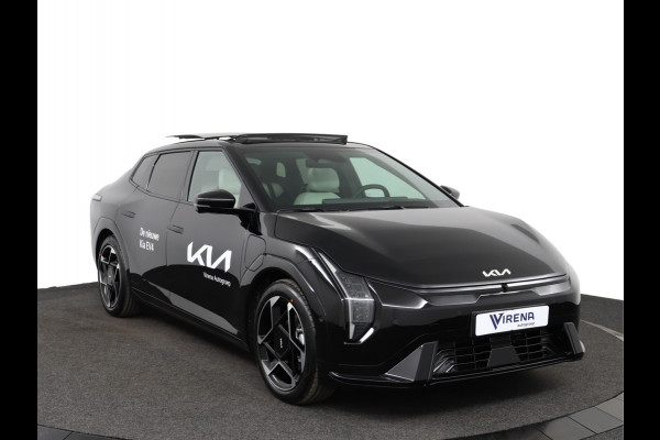 Kia EV4 Fastback GT-PlusLine 81.4 kWh - Stoelverwarming/ventilatie - Glazen Schuif-/kanteldak - Elektrisch verstelbare voorstoelen - Dodehoekcamera - Head-up display  - Fabrieksgarantie tot 09-2032
