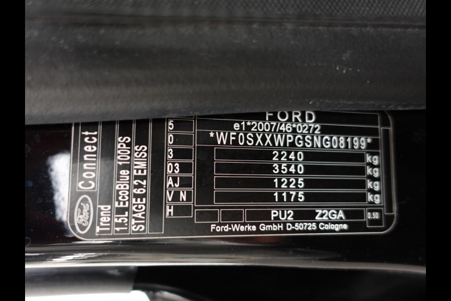 Ford Transit Connect 1.5 Automaat L2 Trend Navigatie Airco Parkeersensoren Cruise Control Camera