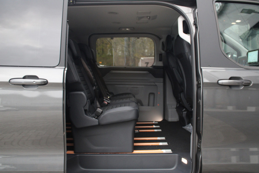 Ford Tourneo Custom 340 2.5 PHEV L2H1 Titanium X 232pk | 2x Schuifdeur | ACC | 360 camera | Leder | Navi | Verwarmd stuurwiel | 19" LM velgen