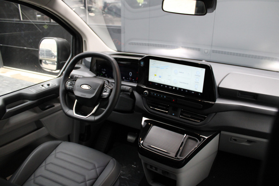 Ford Tourneo Custom 340 2.5 PHEV L2H1 Titanium X 232pk | 2x Schuifdeur | ACC | 360 camera | Leder | Navi | Verwarmd stuurwiel | 19" LM velgen