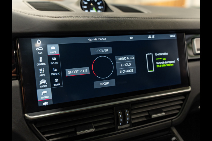 Porsche Cayenne 3.0 E-Hybrid, Pano, Apple Carplay, Leder, ACC, Memory. 21" Velgen, Camera, Volledig Onderhouden