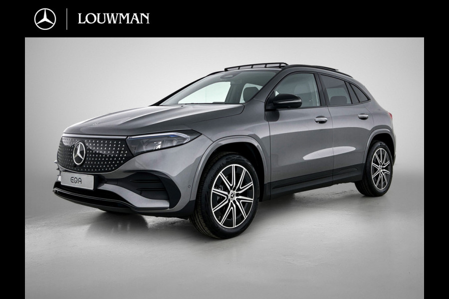 Mercedes-Benz EQA 250+ Business Solution AMG 71 kWh | Premium pakket | Nightpakket | Trekhaak | Panoramaschuifdak | Smartphone integratie | 360° camera | Sierdelen in Star Pattern | Burmester Surround Sound |