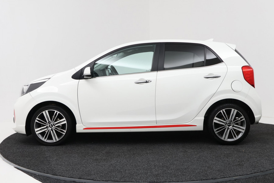 Kia Picanto 1.0 T-GDI GT-Line (NAVIGATIE, CARPLAY, CAMERA, CLIMA, STOEL-/STUURVERWARMING, LEDER, XENON)