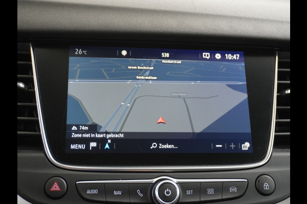 Opel Grandland X T131PK Apple Carplay Android Auto Camera PDC Navi AGR Keyless 19" DAB+ ECC Bluetooth 1/2 Leer Privacy Glas LMVRegen-Licht Sensor Isofix 100% Dealer Onderhouden Business Executive Orig.NLse auto
