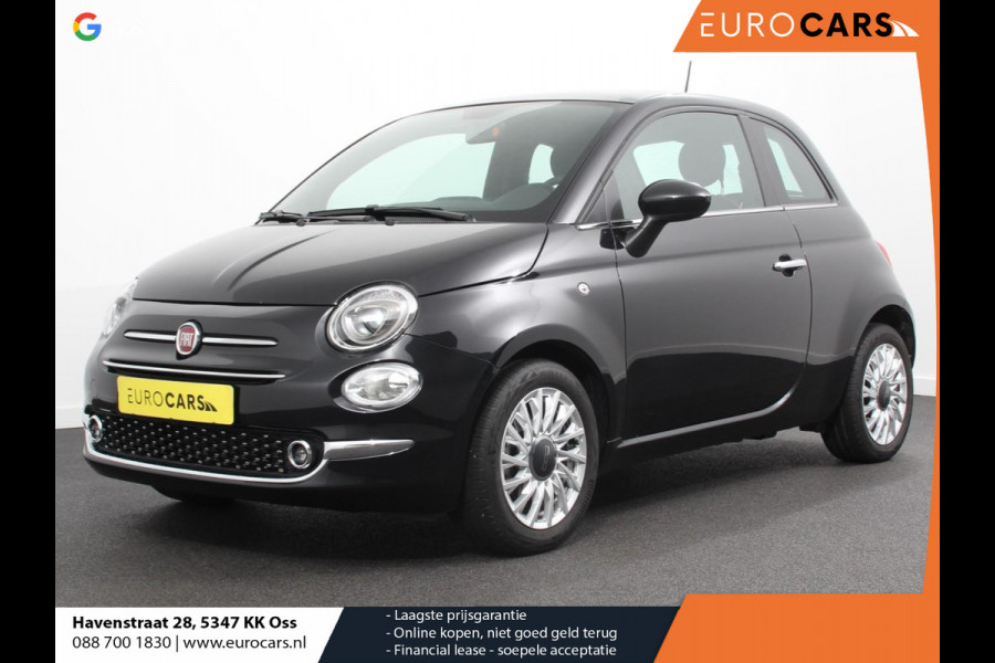 Fiat 500 1.0 Hybrid Dolcevita Finale Panorama dak Climate Control Cruise Control Navigatie Apple Carplay/Android Auto Dab Digitale Cockpit Parkeer Sensoren Lichtmetalen Velgen | Led
