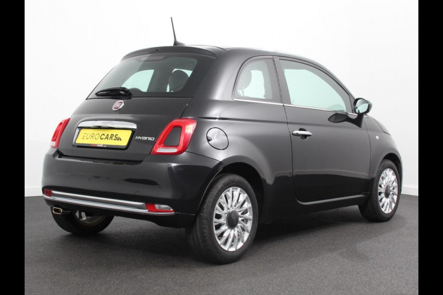 Fiat 500 1.0 Hybrid Dolcevita Finale Panorama dak Climate Control Cruise Control Navigatie Apple Carplay/Android Auto Dab Digitale Cockpit Parkeer Sensoren Lichtmetalen Velgen | Led