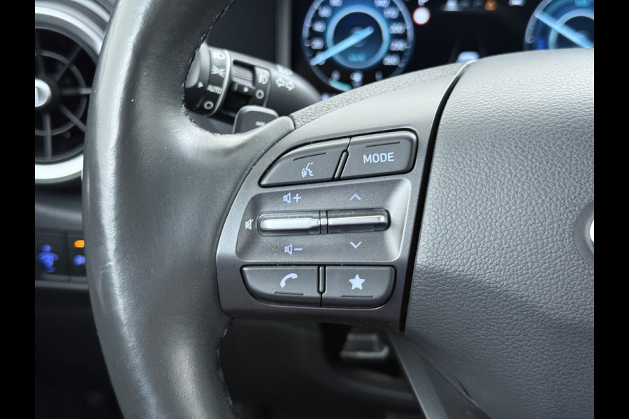 Hyundai Kona 1.6GDI HEV Hybride Premium Adap.Cruise Leder+Verwarming+Ventilatie Head-Up Display Camera Apple Carplay Android Auto Navi Ecc Pd Keyless Blind-Spot Lane Assist Achterbank+Stuur verwarming Krell®-Audio Isofix DAB Lmv 18" Dealeronderhouden 1e Eigenaar Origineel Nederlandse Auto