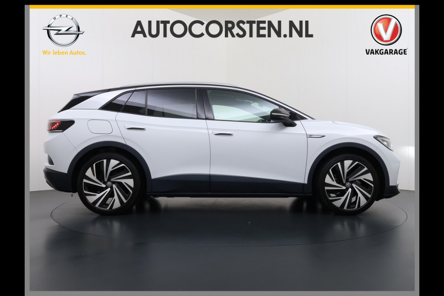 Volkswagen ID.4 Max 82kWh Warmtepomp Panoramadak Ergo-Comfort Stoelen+Memory Adap.Cruise Navi 3-Zone Ecc 360°Camera Apple Carplay Android Auto P Lmv 21" Stoel+Stuurverwarming Elek.Achterklep Privacy Glas Matrix Led Isofix DAB Origineel Nederlandse Auto Dealeronderhouden