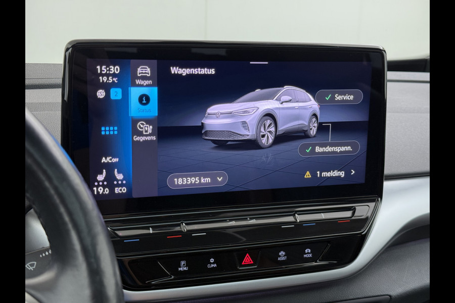 Volkswagen ID.4 Max 82kWh Warmtepomp Panoramadak Ergo-Comfort Stoelen+Memory Adap.Cruise Navi 3-Zone Ecc 360°Camera Apple Carplay Android Auto P Lmv 21" Stoel+Stuurverwarming Elek.Achterklep Privacy Glas Matrix Led Isofix DAB Origineel Nederlandse Auto Dealeronderhouden