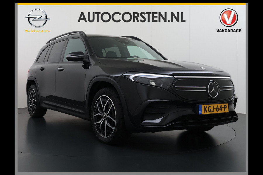 Mercedes-Benz EQB 250 AMG Line 7-Persoons Leder Panoramadak SOH 95% Adap.Cruise Navi Camera Stoelverwarming Pdc Night-pakket Elek.Achterklep Lmv 19" Privacy Glas Led DAB