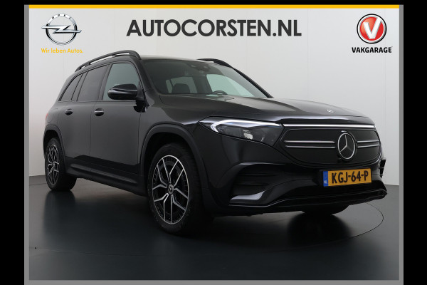 Mercedes-Benz EQB 250 AMG Line 7-Persoons Leder Panoramadak SOH 95% Adap.Cruise Navi Camera Stoelverwarming Pdc Night-pakket Elek.Achterklep Lmv 19" Privacy Glas Led DAB