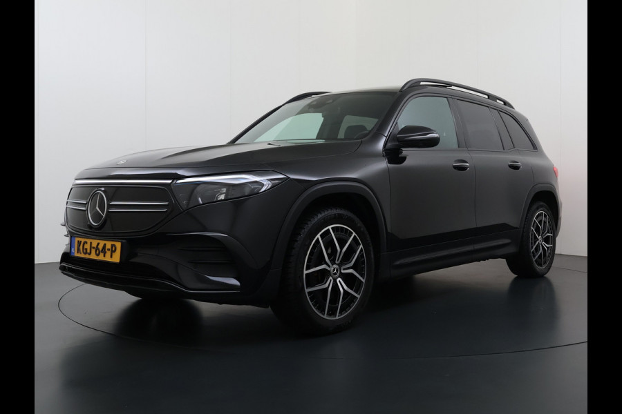 Mercedes-Benz EQB 250 AMG Line 7-Persoons Leder Panoramadak SOH 95% Adap.Cruise Navi Camera Stoelverwarming Pdc Night-pakket Elek.Achterklep Lmv 19" Privacy Glas Led DAB
