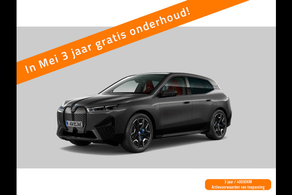 BMW iX xDrive50 - Luchtvering - Active Steering - Pano - Head-up - Softclose