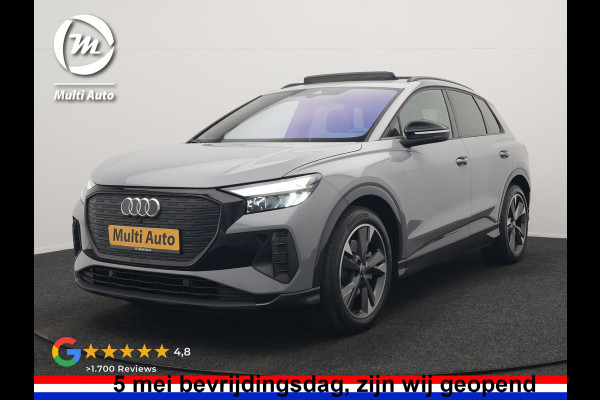 Audi Q4 e-tron 45 Quattro Edition 77 kWh 265pk Dealer O.H. | Panodak | Sonos Audio | Sfeerverlichting | Lederen Sportstoelen Verwarmd | Apple Carplay | Navigatie | DAB | 20"L.M |