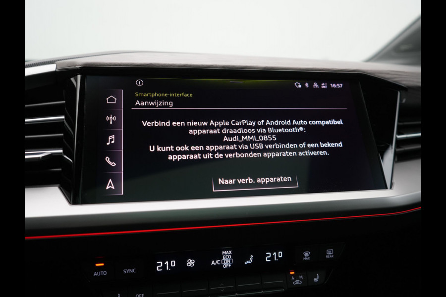 Audi Q4 e-tron 45 Quattro Edition 77 kWh 265pk Dealer O.H. | Panodak | Sonos Audio | Sfeerverlichting | Lederen Sportstoelen Verwarmd | Apple Carplay | Navigatie | DAB | 20"L.M |