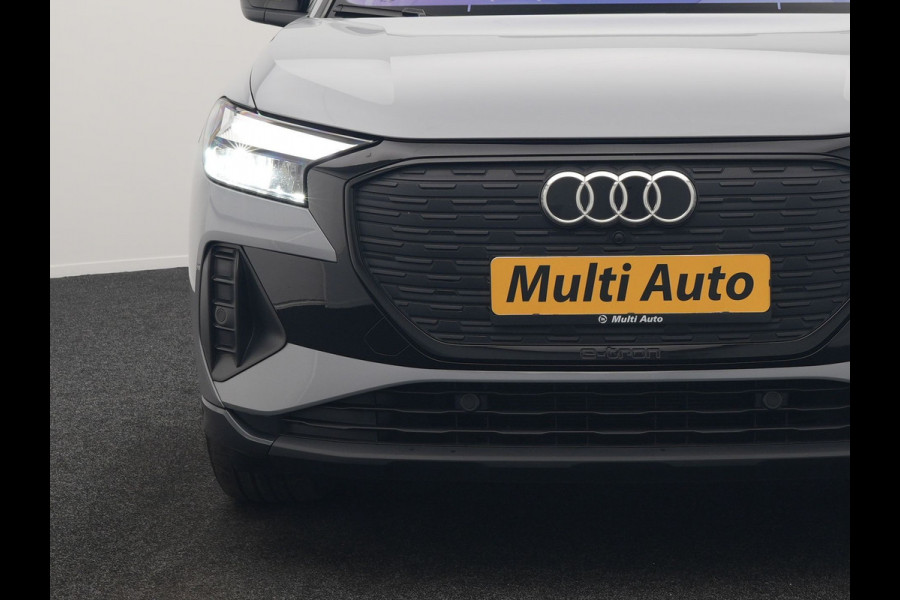 Audi Q4 e-tron 45 Quattro Edition 77 kWh 265pk Dealer O.H. | Panodak | Sonos Audio | Sfeerverlichting | Lederen Sportstoelen Verwarmd | Apple Carplay | Navigatie | DAB | 20"L.M |