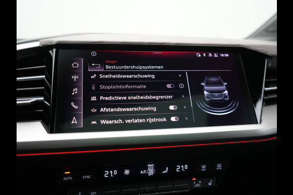 Audi Q4 e-tron 45 Quattro Edition 77 kWh 265pk Dealer O.H. | Panodak | Sonos Audio | Sfeerverlichting | Lederen Sportstoelen Verwarmd | Apple Carplay | Navigatie | DAB | 20"L.M |