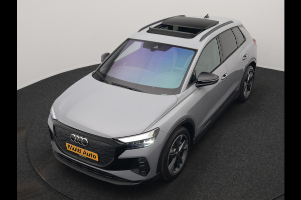 Audi Q4 e-tron 45 Quattro Edition 77 kWh 265pk Dealer O.H. | Panodak | Sonos Audio | Sfeerverlichting | Lederen Sportstoelen Verwarmd | Apple Carplay | Navigatie | DAB | 20"L.M |