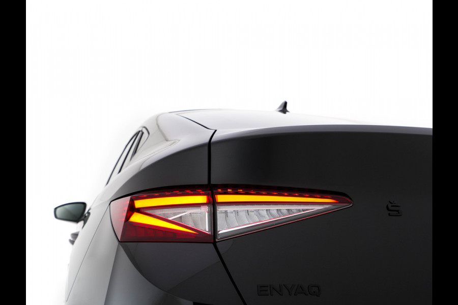 Škoda Enyaq Coupé 85 Sportline [ 3-Fase ] {SOH-95%} (INCL.BTW) *PANO | ADAPTIVE-CRUISE | LEATHER-ALCANTARA | FULL-LED | BLINDSPOT | HEATED-SPORTSEATS | CAMERA | KEYLESS | PRIVACY-GLASS | SHIFT-PADLLES | TOWBAR | 20''ALU*