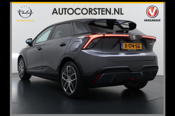 MG Mg4 electric Trophy Extended Range 77kWh Warmtepomp Trekhaak SOH 95% Adap.Cruise Navi 360°Camera Apple Carplay Android Auto Elek.Stoel+Verwar Led Privacy Glas Isofix DAB Bluetooth Dodehoek detector File assistent Rijstrooksensor Wifi 1e Eigenaar Origineel Nederlandse Auto