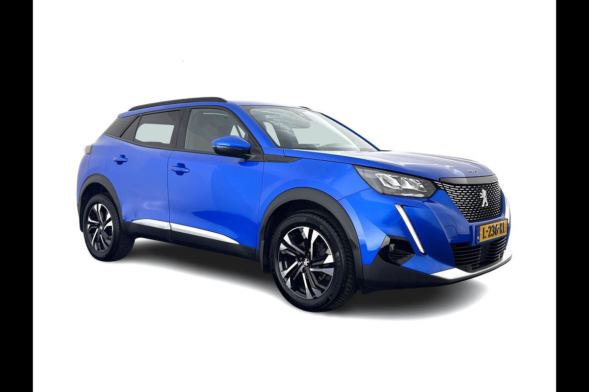 Peugeot 2008 1.5 BlueHDi Blue Lease Allure (INCL.  BTW) Aut. *FULL-LED | LEATHER-FABRIC | NAVI-FULLMAP | DIGI-COCKPIT | SPORTSEATS | CAMERA | KEYLESS | PRIVACY-GLASS |  CARPLAY | ECC | PDC | CRUISE | CARPLAY | TOWBAR | 18"ALU*