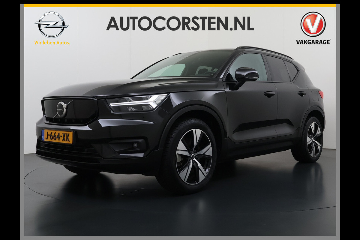 Volvo XC40 Recharge P8 AWD 408pk R-Design SOH 90% Adap.Cruise Navi Ecc Camera Apple Carplay Android Auto Pdc Stoelverwarming Lmv 19" Privacy Glas Google Maps DAB+ Origineel Nederlandse Auto Nieuwprijs  €59.825,-