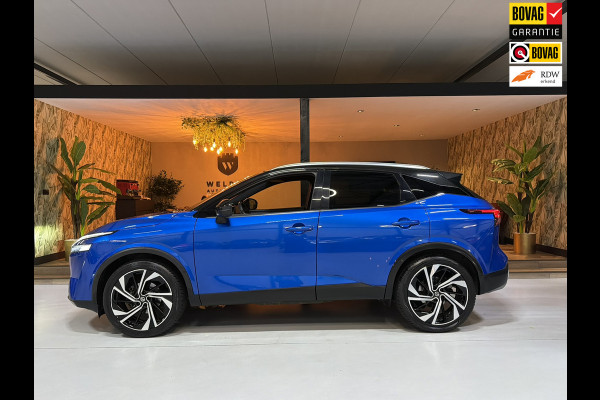 Nissan QASHQAI 1.3 MHEV Tekna Plus Garantie Pano Leder Memory Head-Up Bose ACC 360 Camera StuurVW StoelVW Elek Achterklep Rijklaar