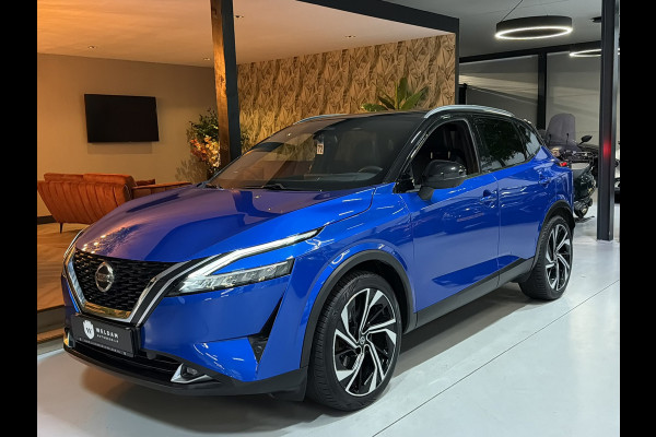 Nissan QASHQAI 1.3 MHEV Tekna Plus Garantie Pano Leder Memory Head-Up Bose ACC 360 Camera StuurVW StoelVW Elek Achterklep Rijklaar