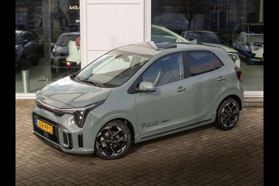 Kia Picanto 1.0 DPI GT-Line | Schuif/kanteldak | Stoel en stuurverwarming | Dode hoek assistent