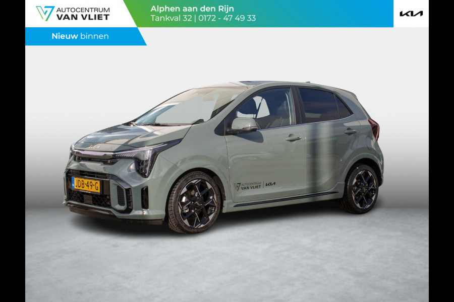 Kia Picanto 1.0 DPI GT-Line | Schuif/kanteldak | Stoel en stuurverwarming | Dode hoek assistent