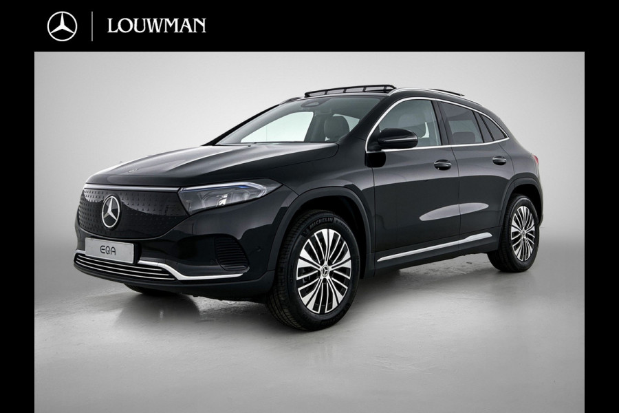 Mercedes-Benz EQA 250+ Business Solution Luxury 71 kWh | Trekhaak | Sierdelen in Star Pattern | Warmtewerend, donkergetint glas | Smartphone integratie | Panoramaschuifdak | 18 inch multispaakse lichtmetalen velgen |
