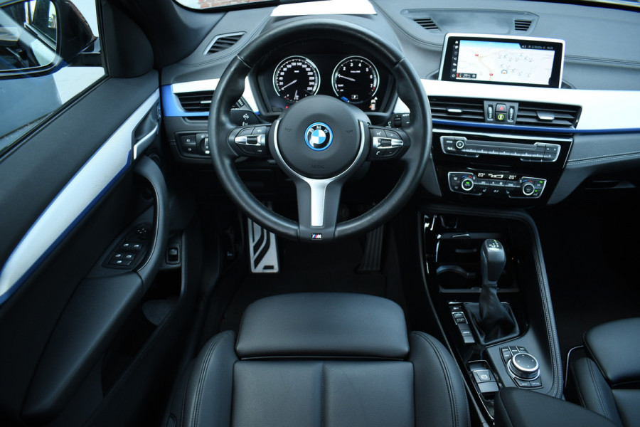 BMW X1 xDrive25e 220pk M-Sport Leder Stuurverw LED El-klep DAB BTW-auto!